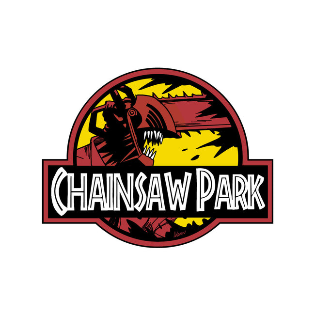 Chainsaw Park-none glossy sticker-Andriu