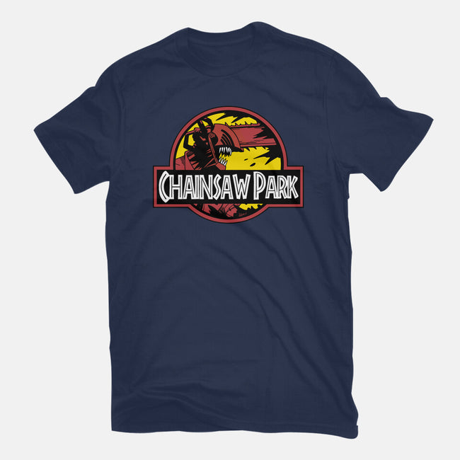Chainsaw Park-womens fitted tee-Andriu