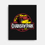 Chainsaw Park-none stretched canvas-Andriu