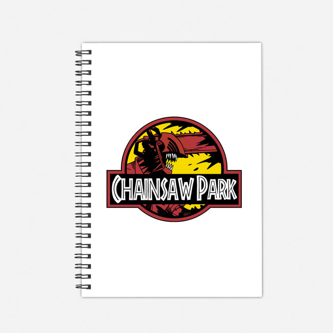 Chainsaw Park-none dot grid notebook-Andriu