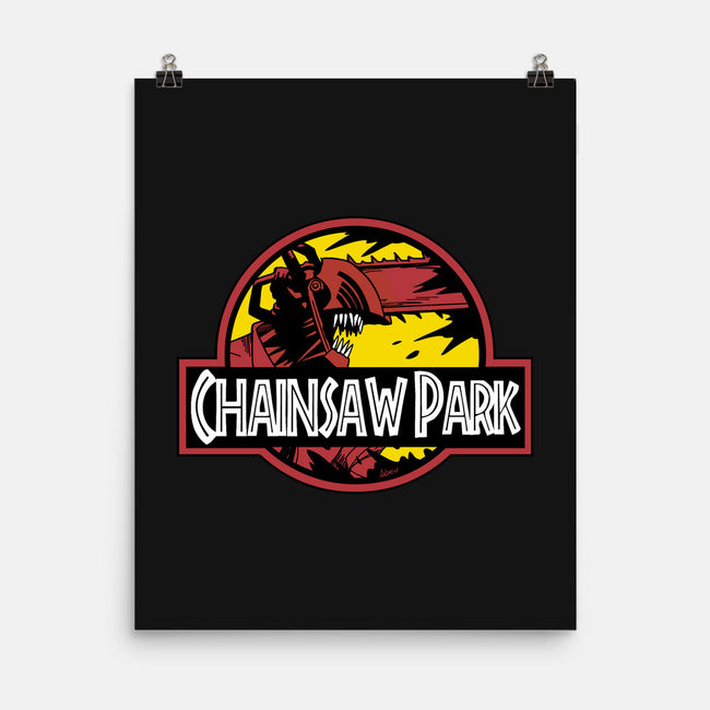 Chainsaw Park-none matte poster-Andriu