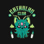 Cathulhu Club-womens off shoulder sweatshirt-Tri haryadi
