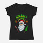 The Holiday Club-womens v-neck tee-spoilerinc