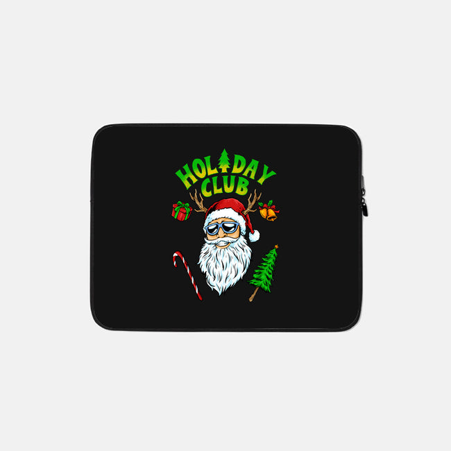 The Holiday Club-none zippered laptop sleeve-spoilerinc