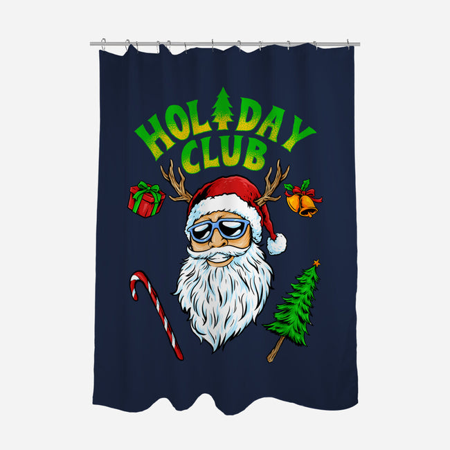 The Holiday Club-none polyester shower curtain-spoilerinc