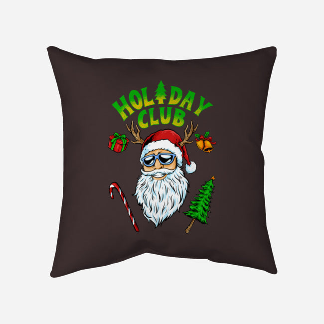 The Holiday Club-none removable cover w insert throw pillow-spoilerinc