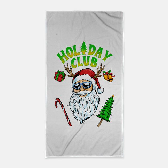 The Holiday Club-none beach towel-spoilerinc