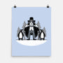Penguins-none matte poster-Alundrart