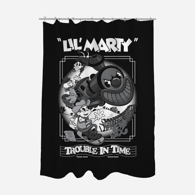 Lil' Marty-none polyester shower curtain-Nemons
