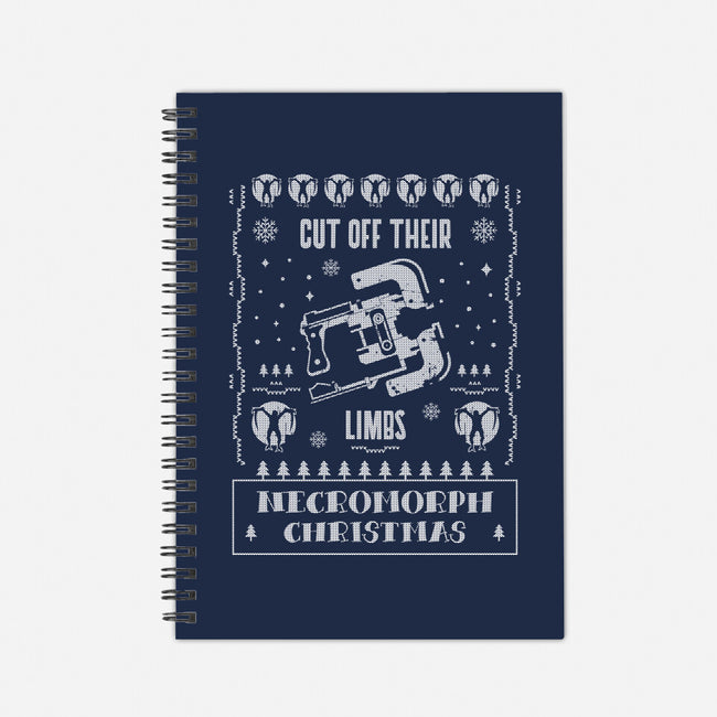 Necromorph Christmas-none dot grid notebook-Logozaste