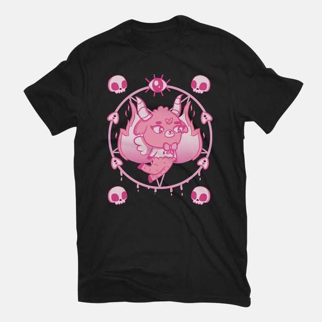 The Devil Wears Pink-womens fitted tee-yumie