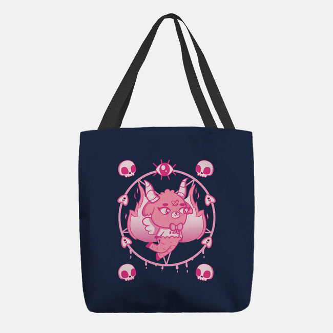 The Devil Wears Pink-none basic tote bag-yumie