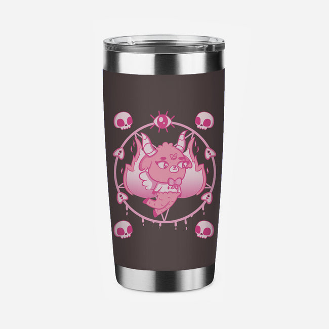 The Devil Wears Pink-none stainless steel tumbler drinkware-yumie