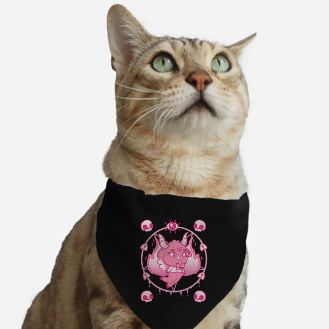 The Devil Wears Pink-cat adjustable pet collar-yumie