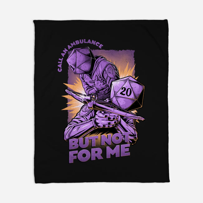 RPG Call An Ambulance-none fleece blanket-The Inked Smith