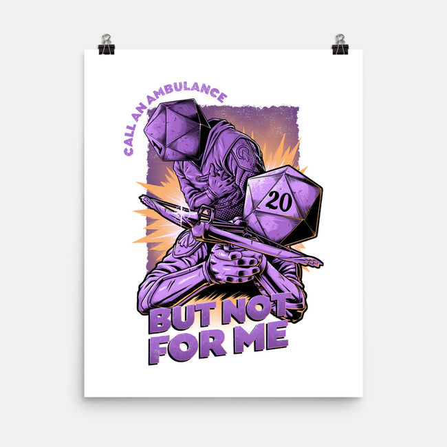 RPG Call An Ambulance-none matte poster-The Inked Smith