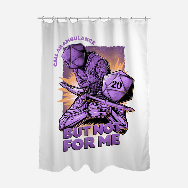 RPG Call An Ambulance-none polyester shower curtain-The Inked Smith
