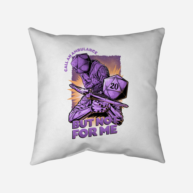 RPG Call An Ambulance-none removable cover w insert throw pillow-The Inked Smith