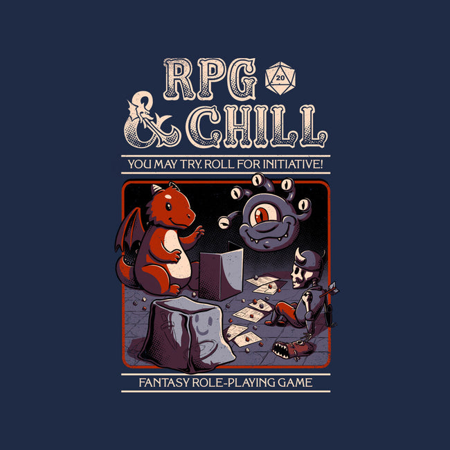 RPG & Chill-none removable cover w insert throw pillow-The Inked Smith
