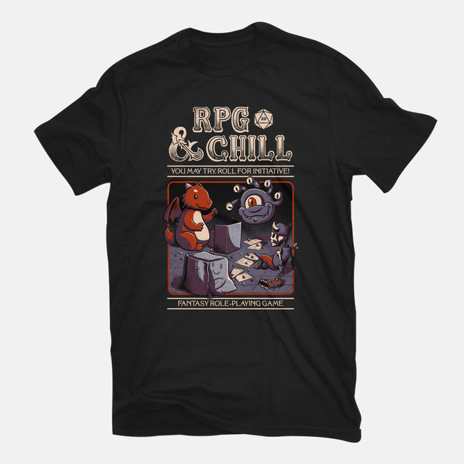 RPG & Chill-mens basic tee-The Inked Smith