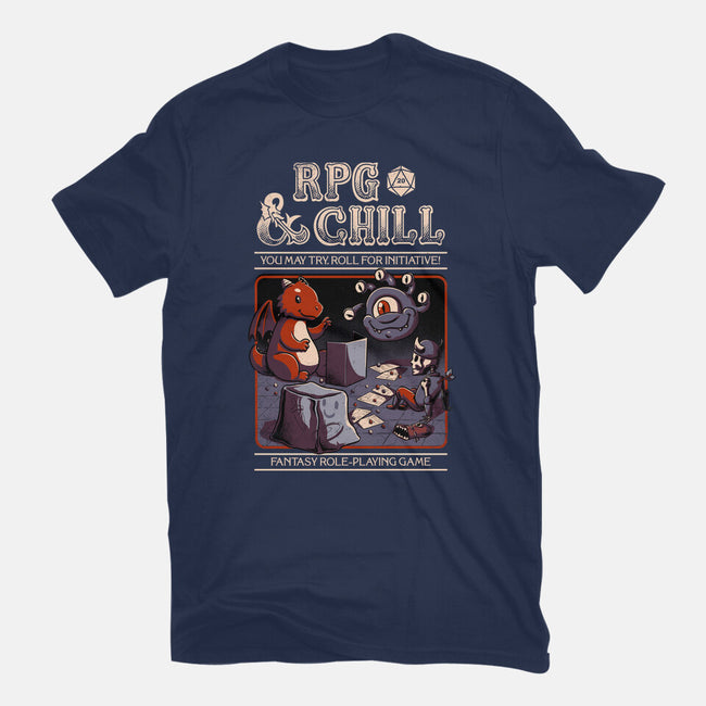 RPG & Chill-mens heavyweight tee-The Inked Smith
