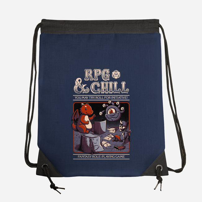 RPG & Chill-none drawstring bag-The Inked Smith
