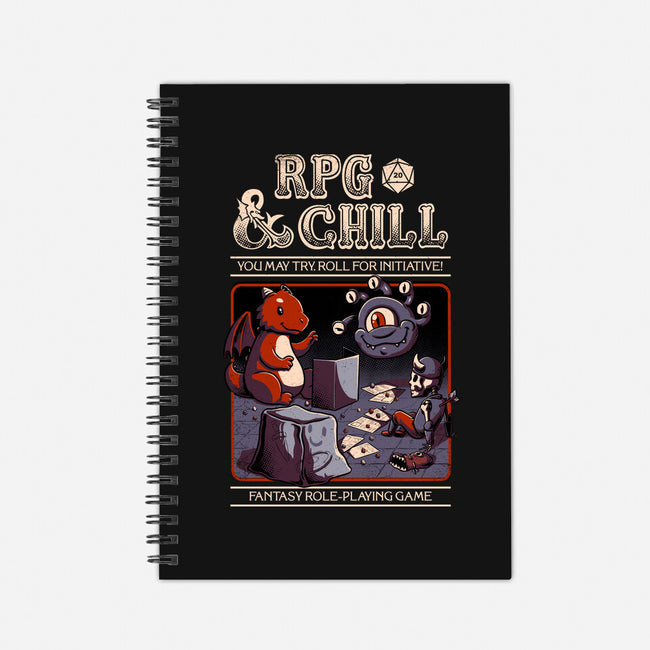 RPG & Chill-none dot grid notebook-The Inked Smith