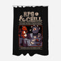RPG & Chill-none polyester shower curtain-The Inked Smith