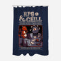 RPG & Chill-none polyester shower curtain-The Inked Smith