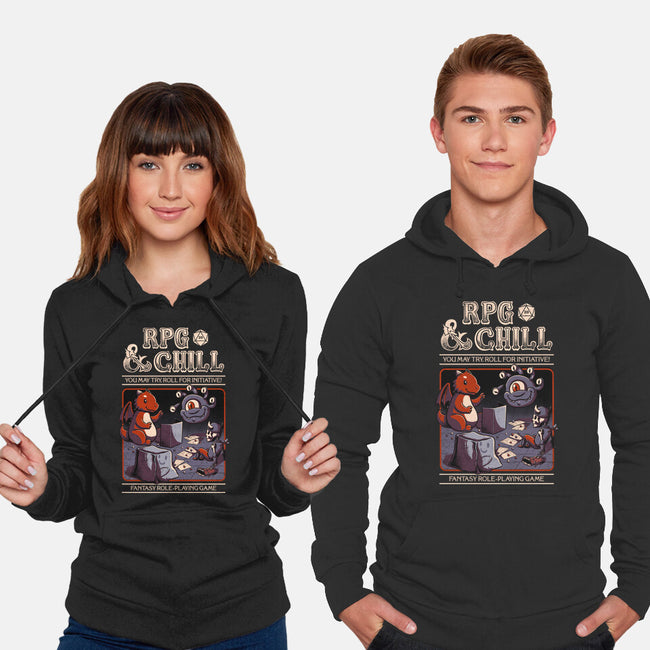 RPG & Chill-unisex pullover sweatshirt-The Inked Smith