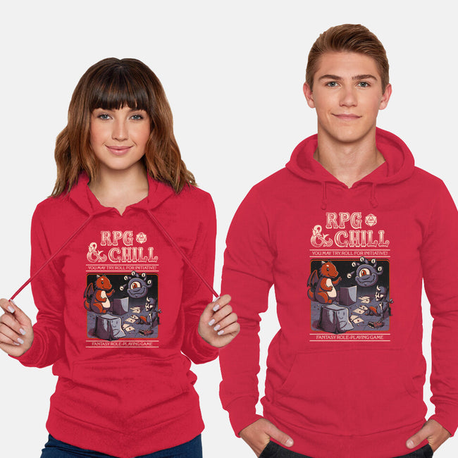 RPG & Chill-unisex pullover sweatshirt-The Inked Smith