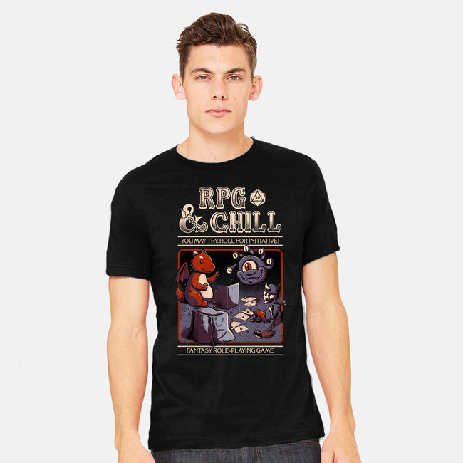 RPG & Chill-mens heavyweight tee-The Inked Smith