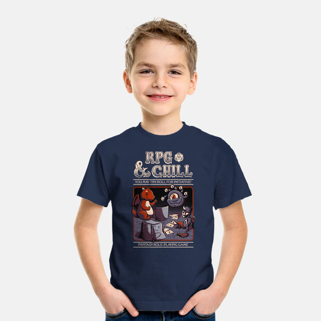 RPG & Chill-youth basic tee-The Inked Smith