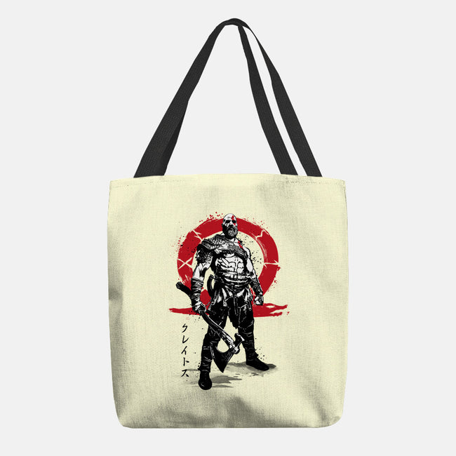 Killer Of Gods Sumi-e-none basic tote bag-DrMonekers