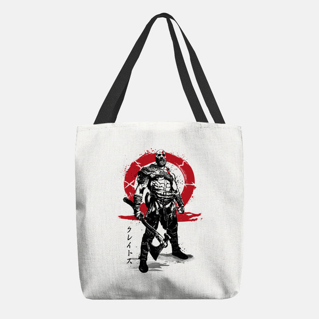 Killer Of Gods Sumi-e-none basic tote bag-DrMonekers