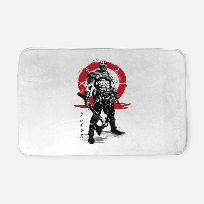 Killer Of Gods Sumi-e-none memory foam bath mat-DrMonekers