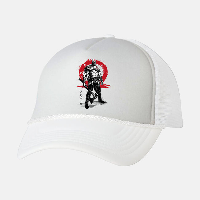 Killer Of Gods Sumi-e-unisex trucker hat-DrMonekers