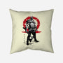 Killer Of Gods Sumi-e-none removable cover w insert throw pillow-DrMonekers