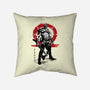 Killer Of Gods Sumi-e-none removable cover throw pillow-DrMonekers