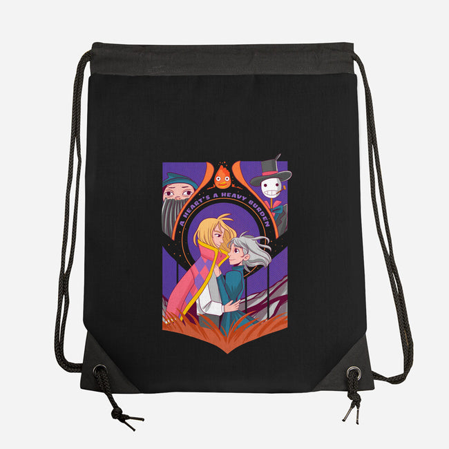A Magical Castle-none drawstring bag-Conjura Geek