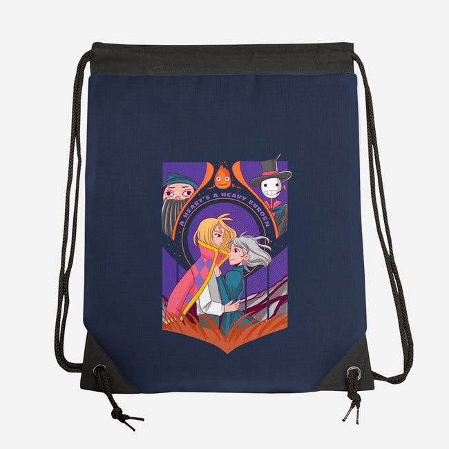 A Magical Castle-none drawstring bag-Conjura Geek