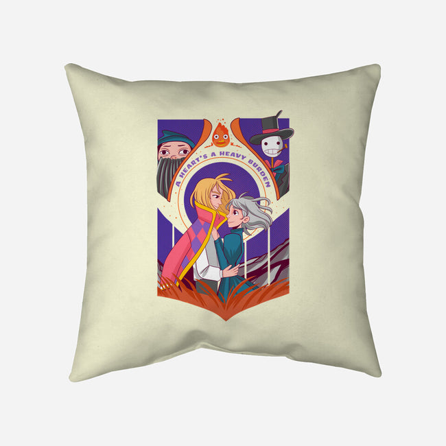 A Magical Castle-none removable cover throw pillow-Conjura Geek