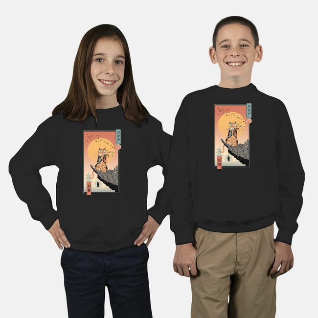 Catana Returns-youth crew neck sweatshirt-vp021