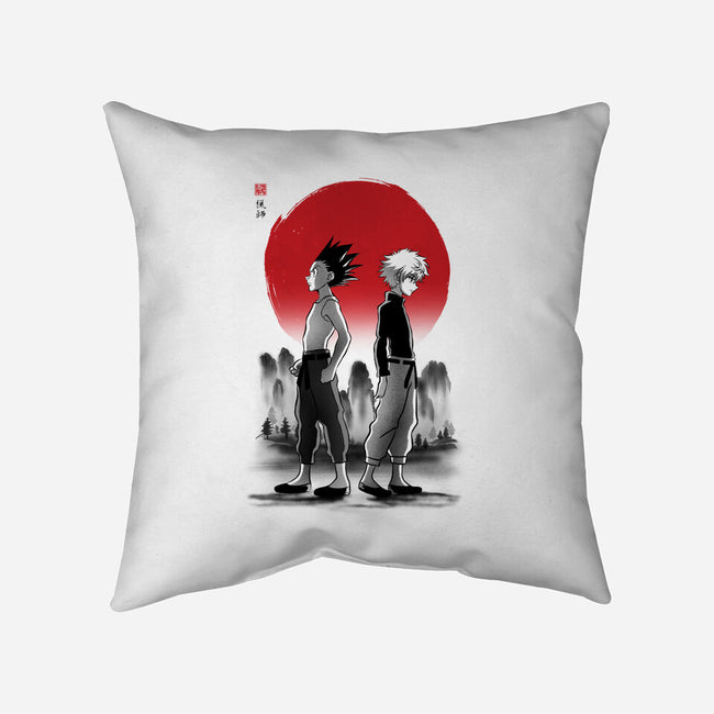 Hunters Ink-none removable cover w insert throw pillow-ddjvigo