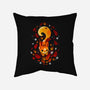 Squirrel Winter-none removable cover w insert throw pillow-Vallina84