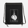 The Moon-none drawstring bag-eduely