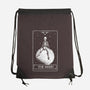 The Moon-none drawstring bag-eduely