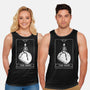 The Moon-unisex basic tank-eduely