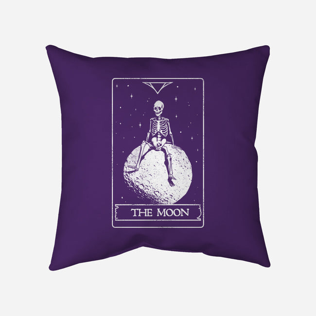 The Moon-none removable cover throw pillow-eduely