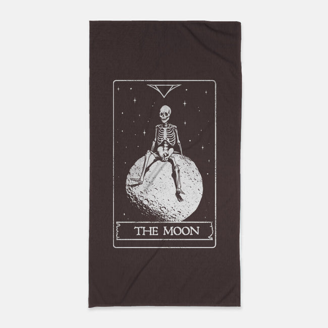 The Moon-none beach towel-eduely